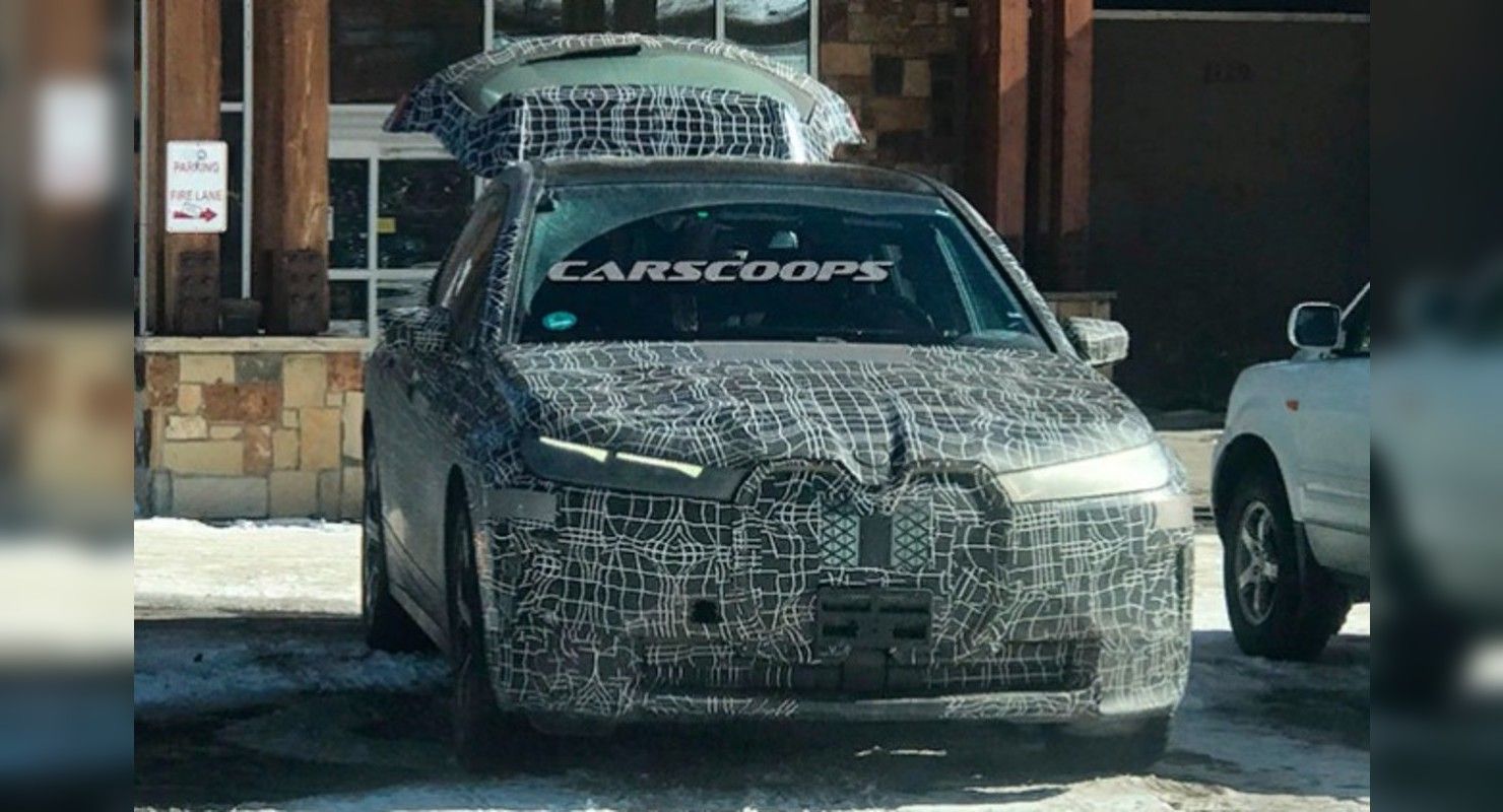Новый электрический кроссовер BMW iX замечен в Колорадо Новый электрический кроссовер BMW iX замечен в Колорадо Автомобили