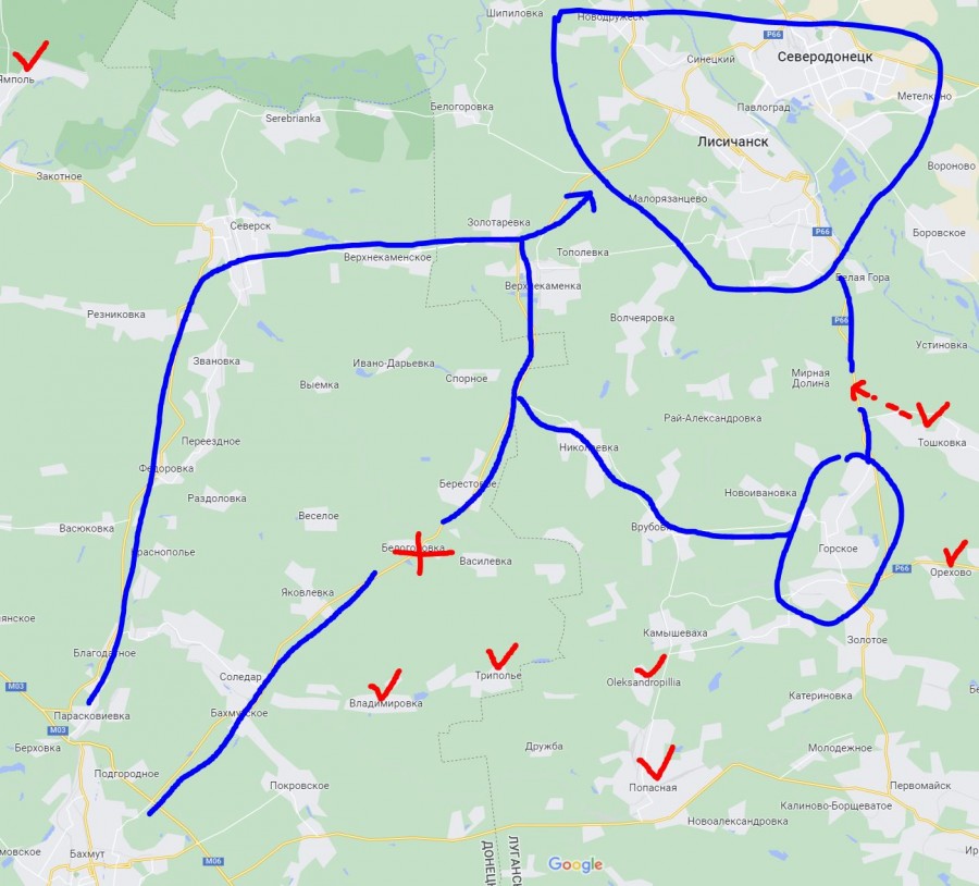 Гугл карта лисичанск