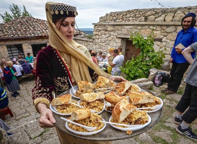 Праздник в Джуфут - Кале. Крымские Караимы.