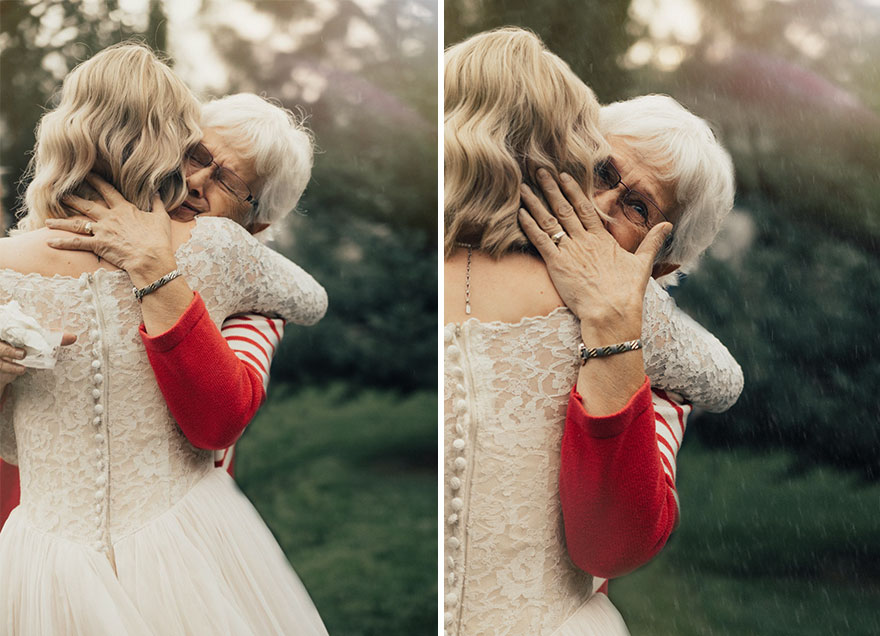Внучка на свою свадьбу надела бабушкино платье