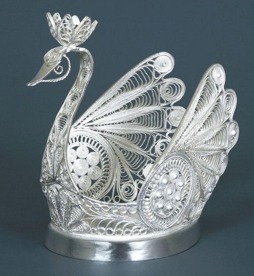 Russian Filigree Swan