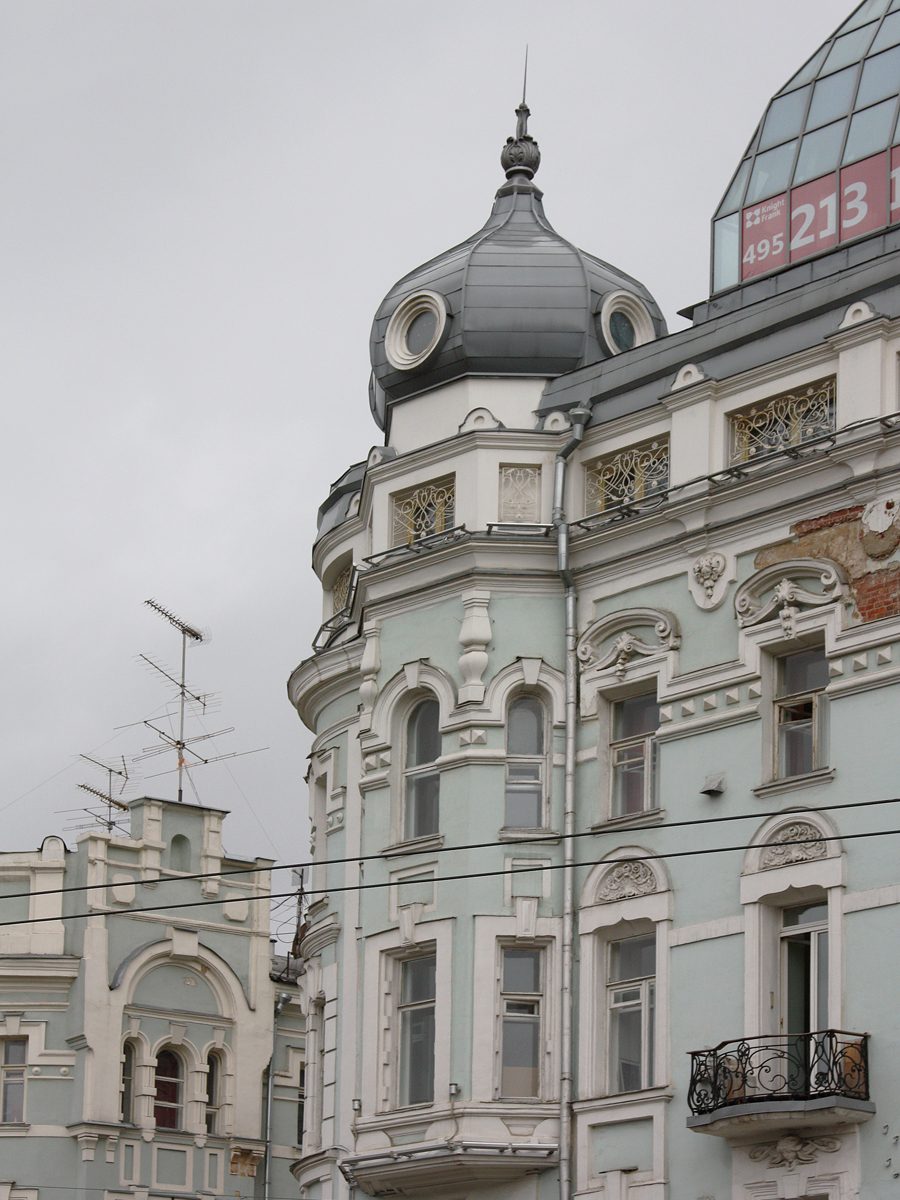 Причудливый декор московских домов в стиле модерн, ч.13