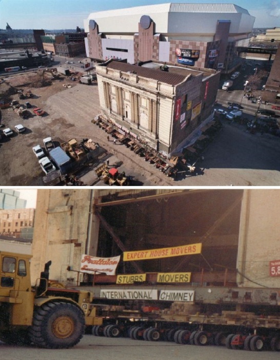 Понадобилось 12 дней, чтобы The Shubert Theater переместить на другой квартал (Миннеаполис, США).