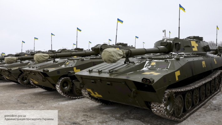 Из Артемовска в ЛНР выдвинулась колонна военной техники ВСУ из «Градов» и САУ