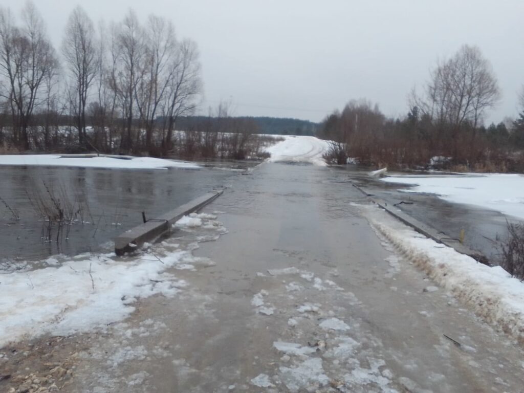 В Рязанской области подтопило 5 низководных мостов
