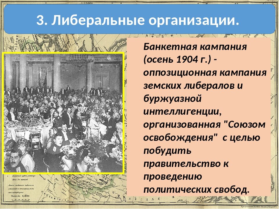 Союз освобождения. Цели банкетной кампании 1904. Банкетная кампания либералов. Организация банкетной кампании. Банкетная кампания это кратко.