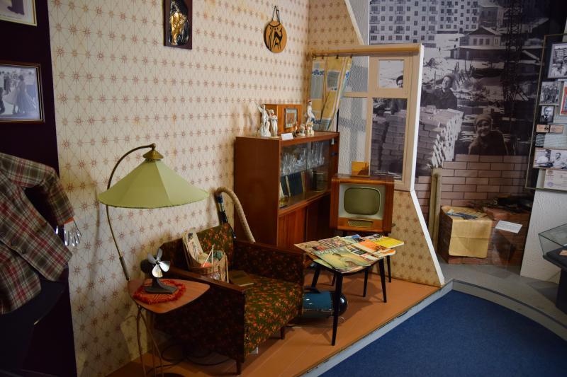 комната из 60-х в Хабаровском краевом музее Гродекова