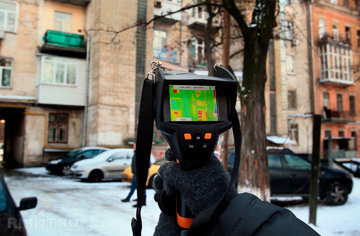 Обследование дома тепловизором: поиск утечки тепла