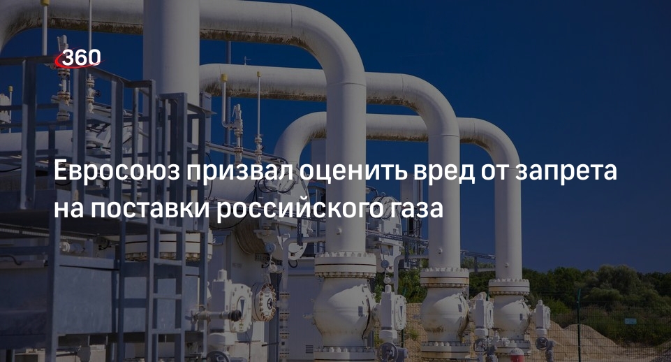 Reuters: ЕС хочет оценить последствия от ограничений на импорт газа из России