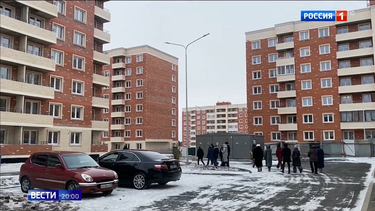 Новые дома в Тулуне, Иркутской области