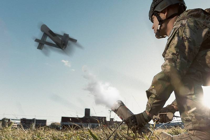 GDLS и AeroVironment представили роботов с барражирующими боеприпасами оружие