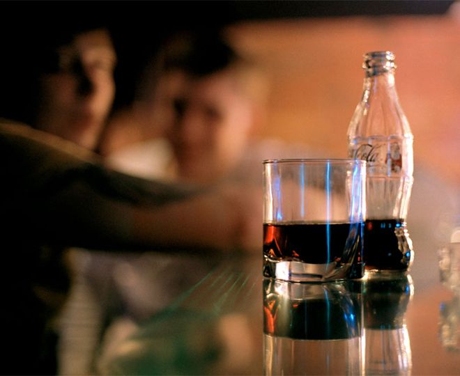 алкоголь + кока-кола