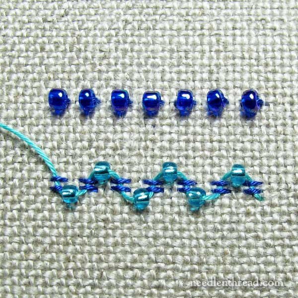 Нитки, бисер и декоративные швы вязание,декор,женские хобби,рукоделие,своими руками