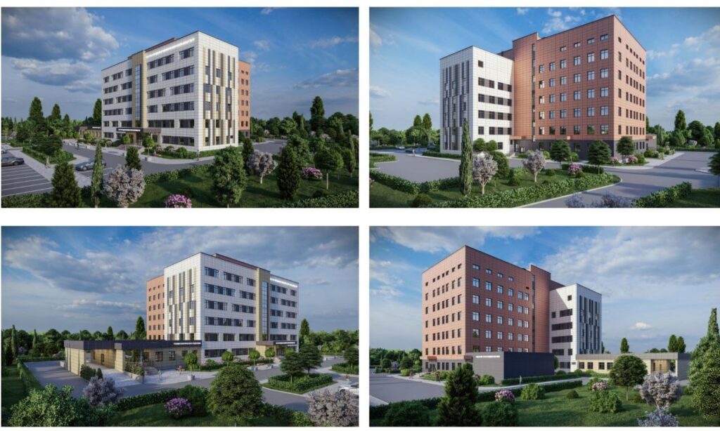 7info публикует эскиз здания поликлиники, которую собираются построить в Дашково-Песочне