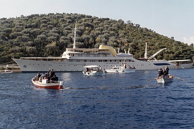    Яхта «Кристина О», на которой вместе проводили лето Жукова и Мердок. Фото: AP