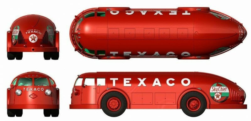 Футуристический бензовоз из 30-х авто и мото,автомобиль,автоновости