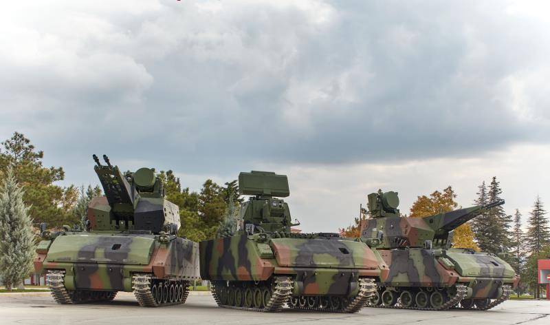 Зенитный артиллерийский комплекс Korkut в строю и в бою