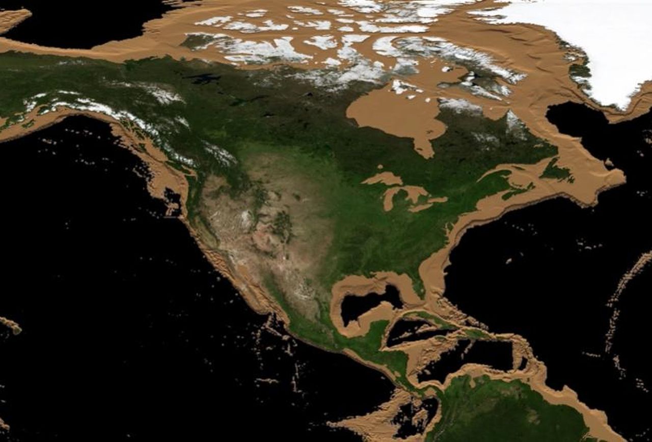 Ученые НАСА показали как будет выглядеть Земля когда высохнут океаны период, Земли, Океаны, Европы, поэтому, островаИменно, окружающие, Австралии, Аляску, Сибири, Великобританию, ходить, континентальной, существовали, могли, предки, назад, тысяч, деталиДесятки, некоторые