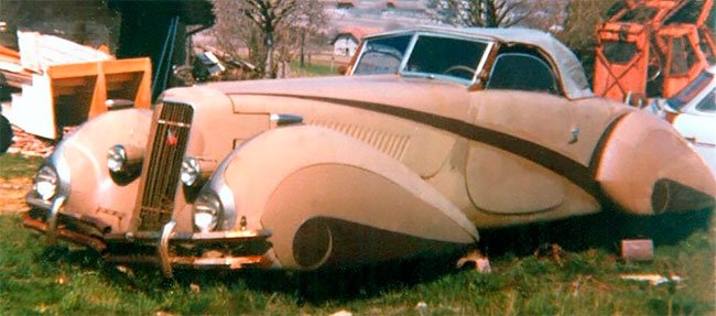 Кастомный Cadillac V16 Hartmann 1937 года автомобиля, владельцем, Кадиллак, шасси, автомобиль, всего, хотел, Барро, затем, бамперЗаброшенный, Женевы, швейцарских, Лозанны, Belet, JeanJacques, ЖаномЖаком, внесло, вторым, приобретён, апреле