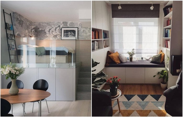 7 идей для крохотных хрущевок, подсмотренных в шведских квартирах идеи для дома,интерьер и дизайн