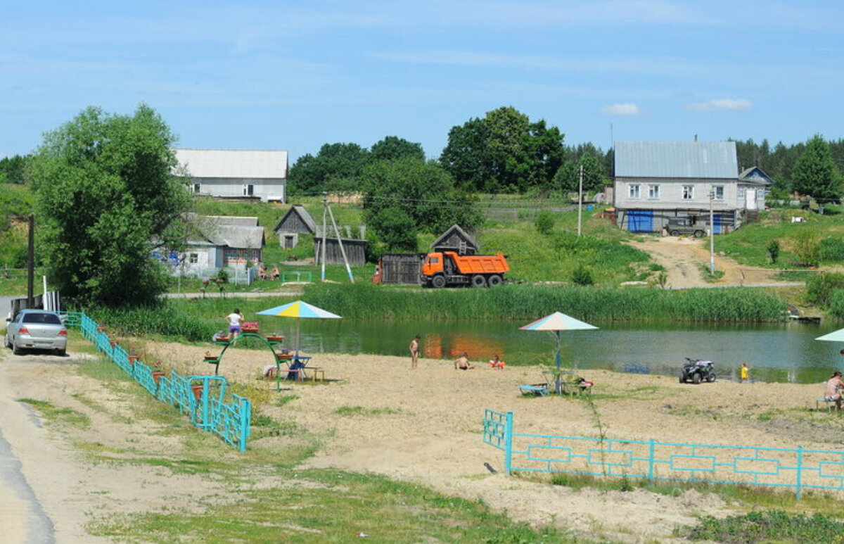 Сельский пляж фото