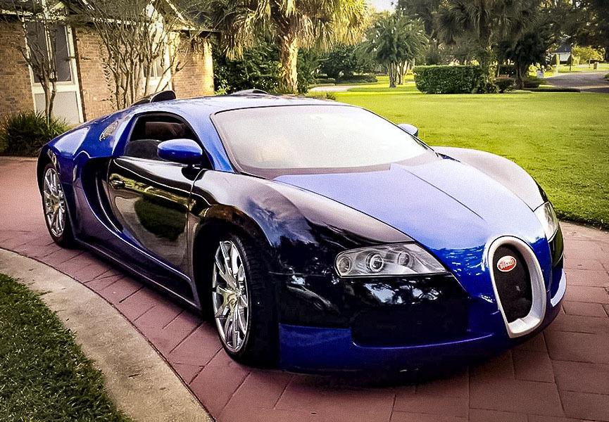 Американец превратил старую развалюху в точную копию Bugatti Veyron автосамоделки,Марки и модели