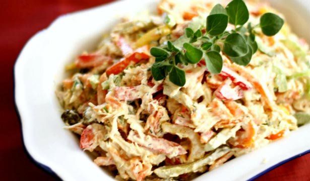 10 сытных салатов, которые можно сделать за 10 минут кулинария,рецепты,салаты