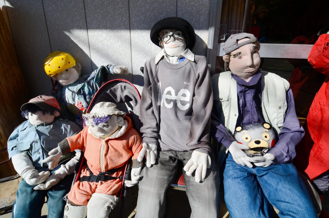 Японская деревня, где кукол больше, чем людей Японская деревня, где кукол больше, чем людей интересное