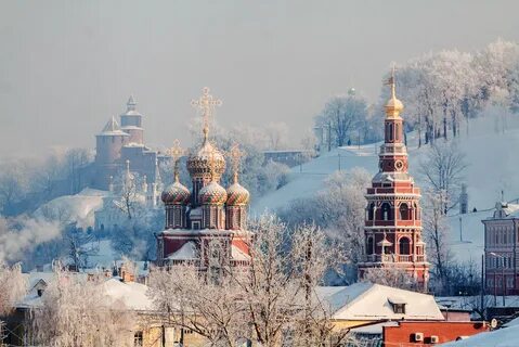 Зимний Нижний Новгород.