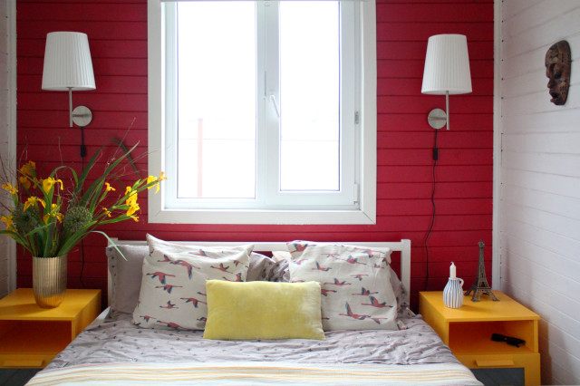 В гостях: Дачный домик 57 кв.м, полный жизни и цвета идеи для дома,интерьер и дизайн