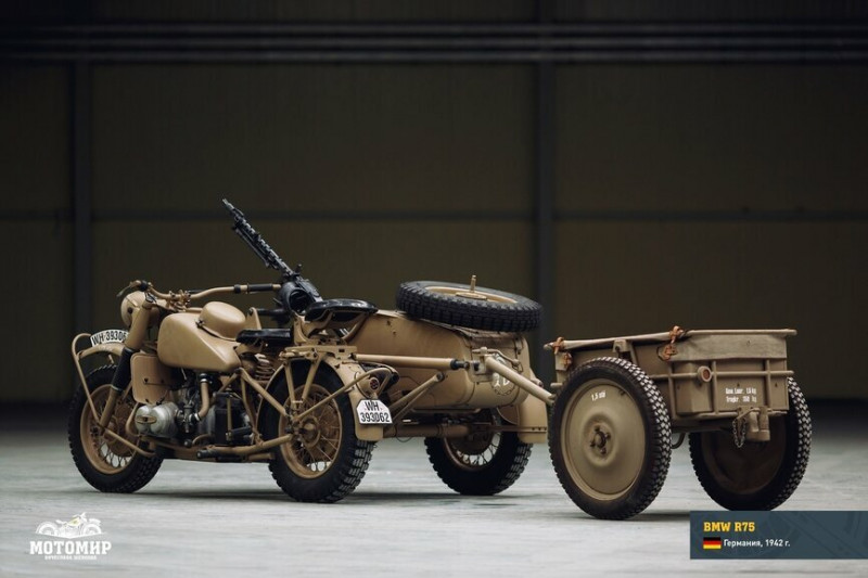 BMW R75 "Сахара" - опорная сила блицкрига Вермахта военная техника