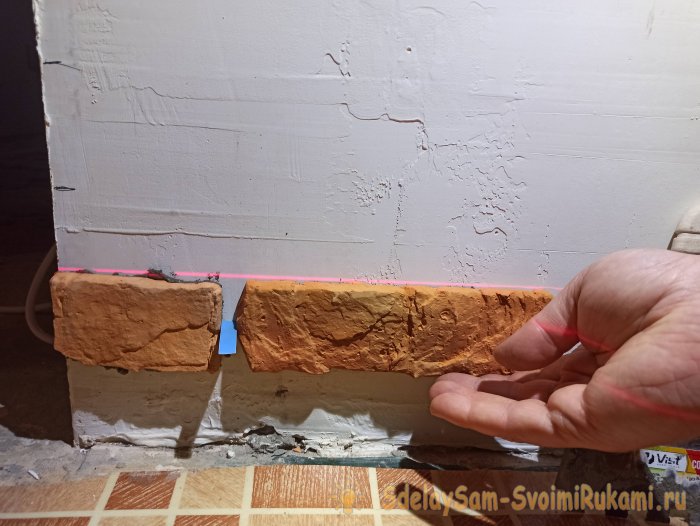 Как самостоятельно уложить декоративный кирпич Мастер-класс