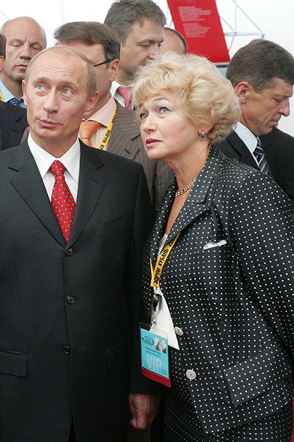 Владимир Путин и Людмила Нарусова