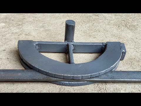 Easy And Awesome Techniques For Flat Bar Sideways Bending / Homemade Sideways Bending Tools