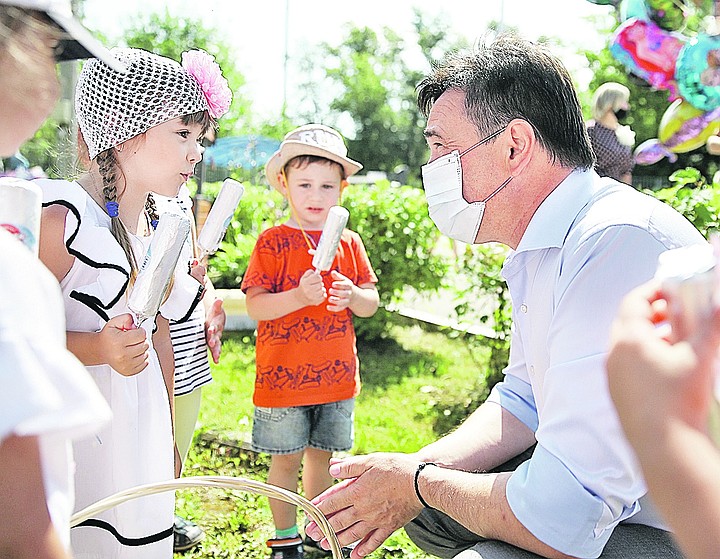 Андрей Воробьёв: Мы открыли детские сады, запрос на них был огромный