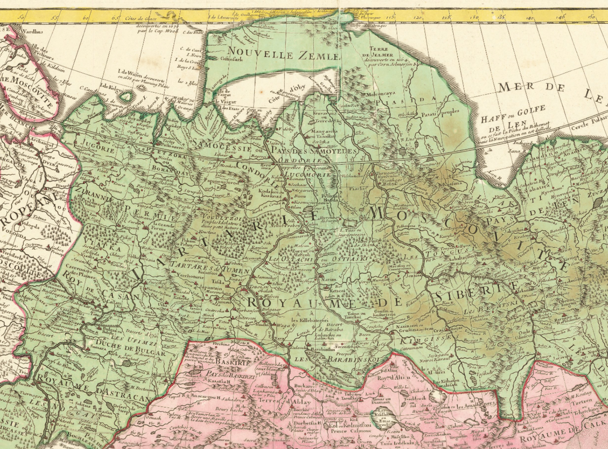 Carte De Tartarie dressee sur les Relations . . . 1706.