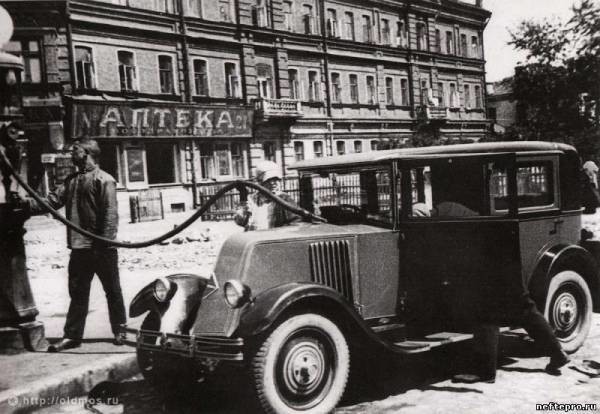 История бензозаправок (АЗС) в мире и СССР авто, автомобили, история