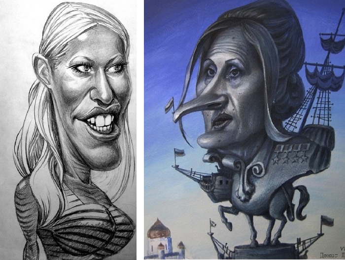 Карикатура — как выстрел в лоб: шаржи скандально известного художника Дениса Лопатина﻿ 