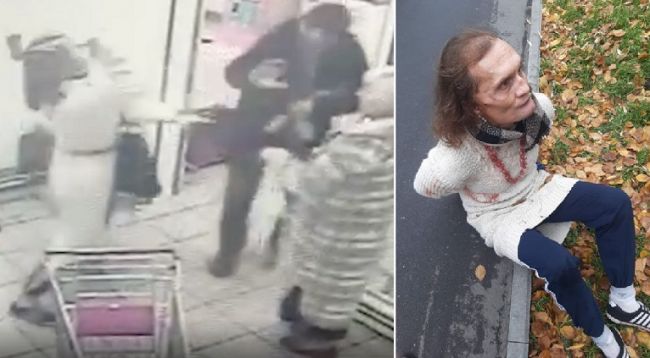 Мужчина с топором и в женской одежде ранил двух посетителей магазина 