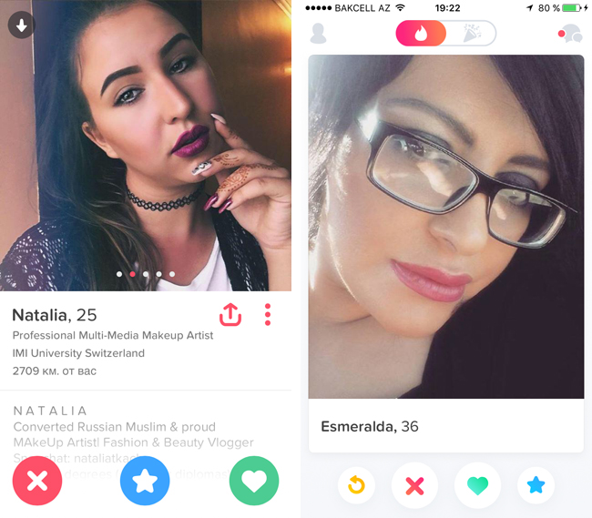 Девушки из Tinder в Баку