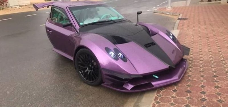 Трехколесный Pagani Zonda выглядит выглядит очень необычно автосамоделки,Марки и модели,тюнинг