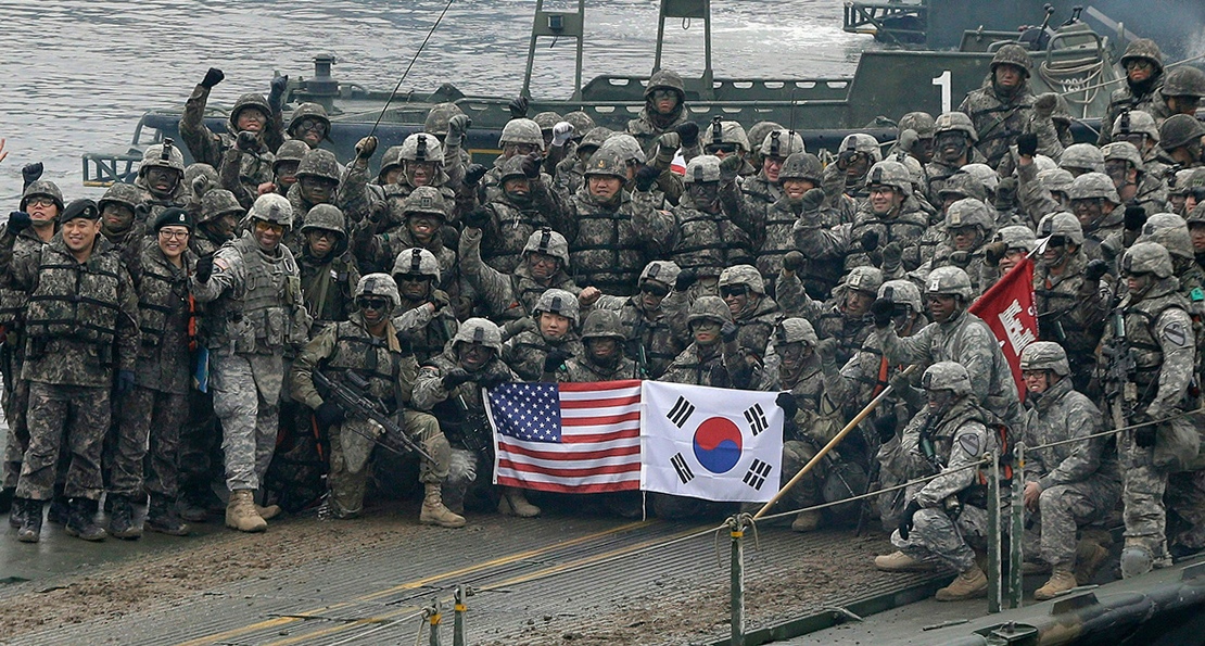 Морпехи США и Южной Кореи