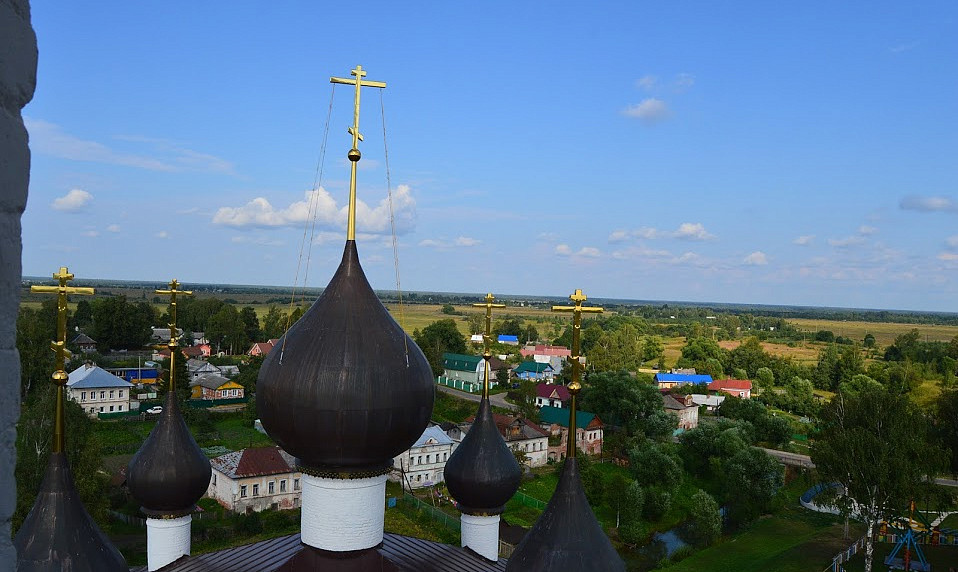 Село Вятское Ярославской области, признанное самой красивой деревней России 2015-го года