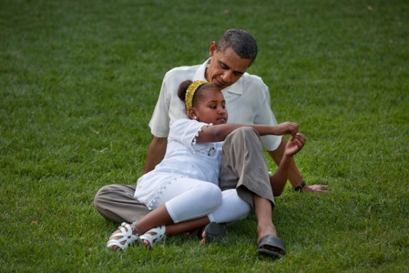 Барак Обама с дочкой. Фото: GLOBAL LOOK press