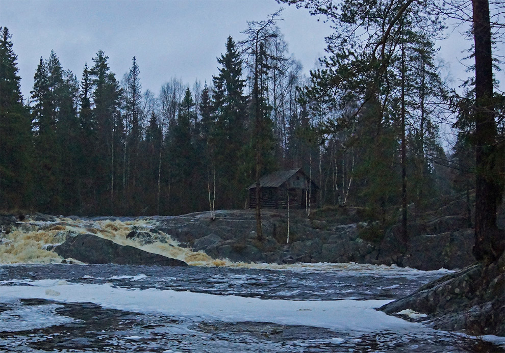 Зима в южной Карелии