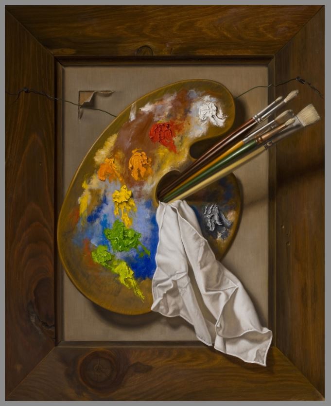 Оптическая иллюзия в живописи. Вы можете подумать, что это коллаж, но нет... Оптическая иллюзия в живописи. Вы можете подумать, что это коллаж, но нет...