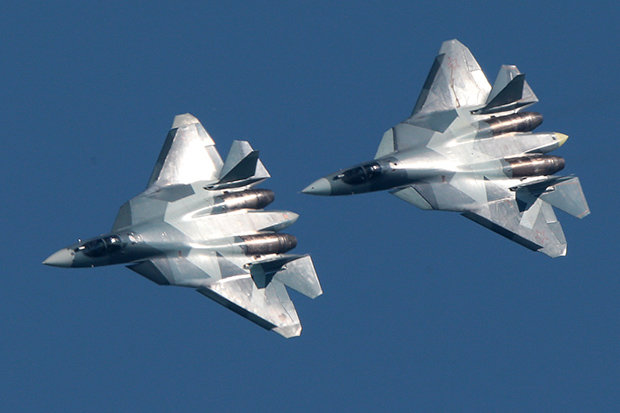 Российский Су-57 прилетел в Сирию и сразу очень не понравился Индии Российский Су-57 прилетел в Сирию и сразу очень не понравился Индии