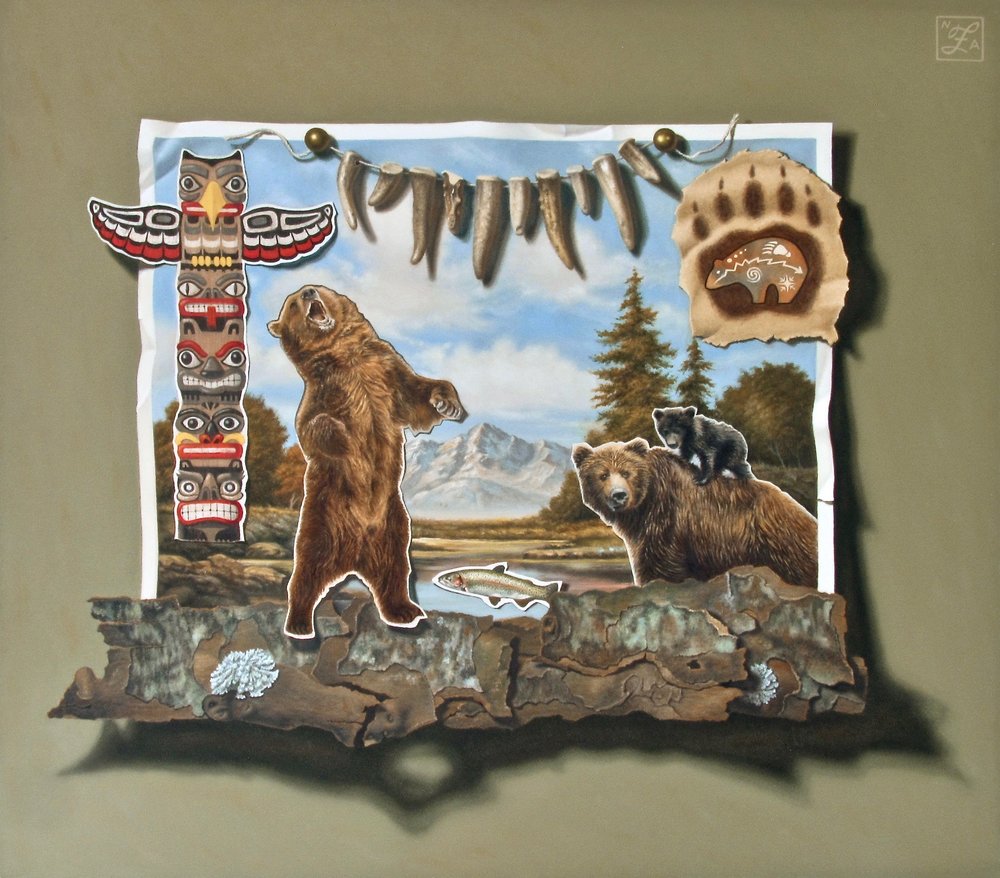 Оптическая иллюзия в живописи. Вы можете подумать, что это коллаж, но нет... Оптическая иллюзия в живописи. Вы можете подумать, что это коллаж, но нет...