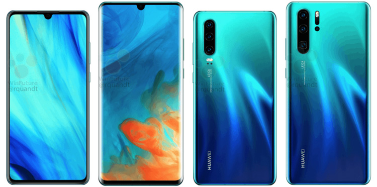 Опубликованы подробные характеристики флагманских Huawei P30 и P30 Pro