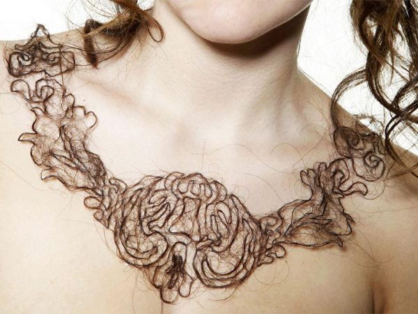 Странная мода: вещи из человеческих волос волосы